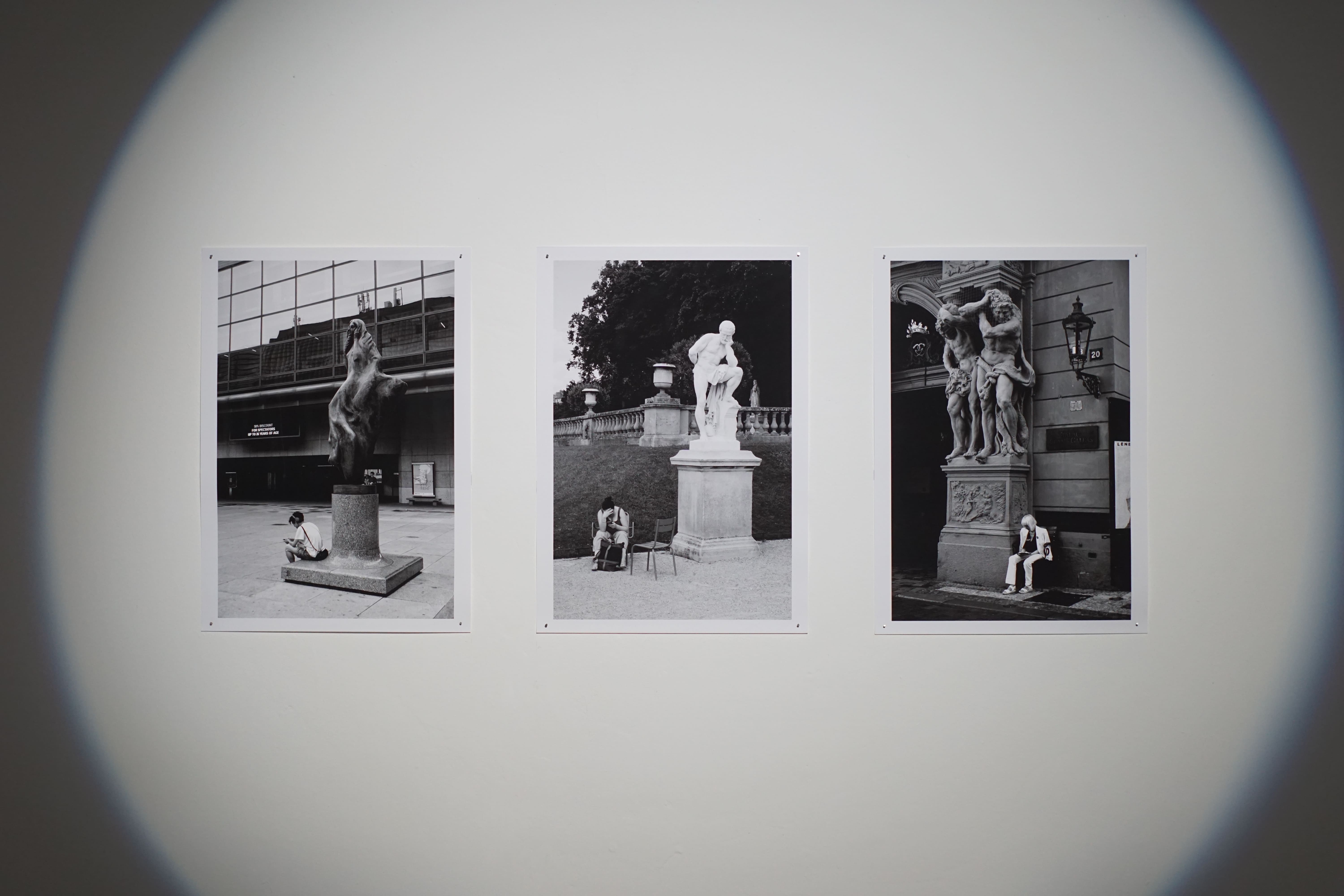 saccades, installation view